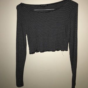 Striped Brandy Melville Crop Top
